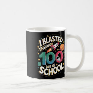 Ich habe 100 Schultage geschafft 100. Tag Tee Kaffeetasse