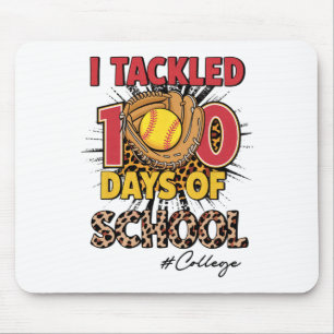 Ich habe 100 Tage der Uni Softbyll Leopard Kid Mousepad