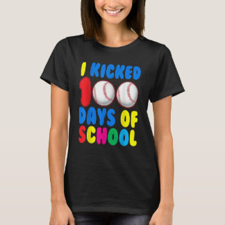 Ich habe 100 Tage des Baseball-Sportspielers in de T-Shirt