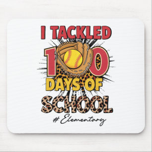 Ich habe 100 Tage elementarer Softbyll Leopard ang Mousepad