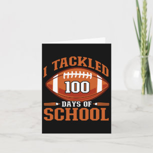 Ich habe 100 Tage Fußball-Boys Kinder 100 Tage am Karte