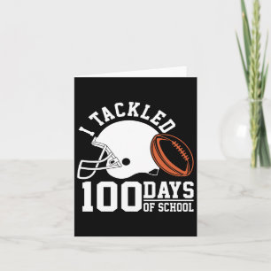 Ich habe 100 Tage Fußball-Boys Kinder 100 Tage am Karte