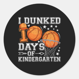 Ich habe 100 Tage Kindergarten-Skizze 100. Tag get Runder Aufkleber