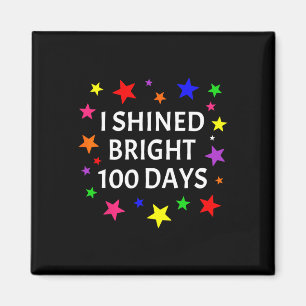 Ich habe 100 Tage lang den LehrerStudent100. Tag Magnet