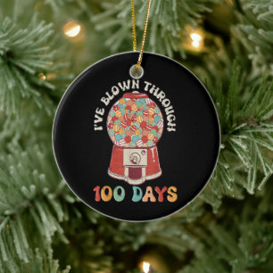 Ich habe 100 Tage lang geblasen Keramik Ornament
