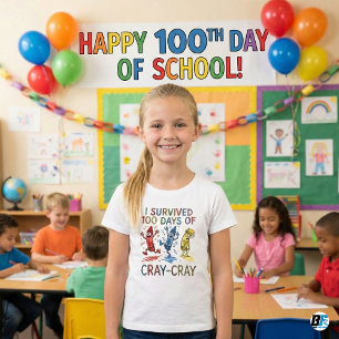 Ich habe 100 Tage mit verrücktem lustigem Lehrer ü T-Shirt