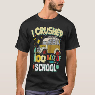 Ich habe 100 Tage Schulbus Idee Schüler-Lehrer zer T-Shirt