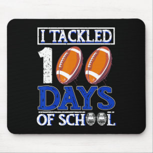 Ich habe 100 Tage Schule 100. Tag Fußball Stude Mousepad