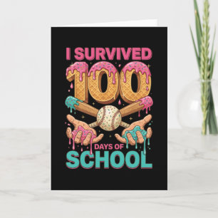 Ich habe 100 Tage Schule Eiscreme-Tropfen überlebt Karte
