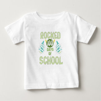 Ich habe 100 Tage Schule gerockt, 100 Tage Feier Baby T-shirt