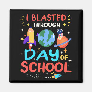 Ich habe 100 Tage Schule hinter mich gebracht 100. Magnet