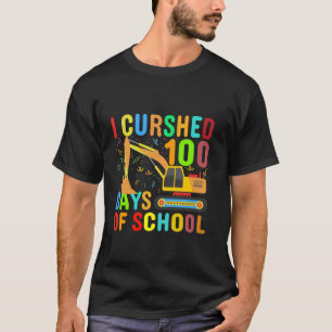 Ich habe 100 Tage Schule Jungen Kinder Süßer Bagge T-Shirt