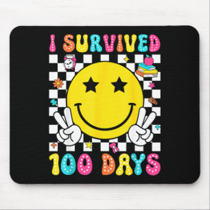 Ich habe 100 Tage Schule überlebt Jungen Kinder 10 Mousepad