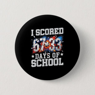 Ich habe 100 Tage Schulfußball 100. Tag der Schule Button