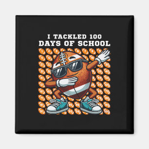 Ich habe 100 Tage Schulfußball 100 Tage Magnet