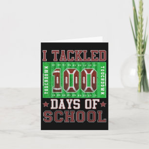 Ich habe 100 Tage Schulfußball am 100. Karte