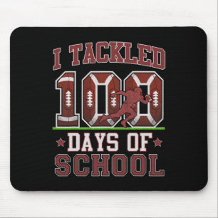 Ich habe 100 Tage Schulfußball am 100. Mousepad