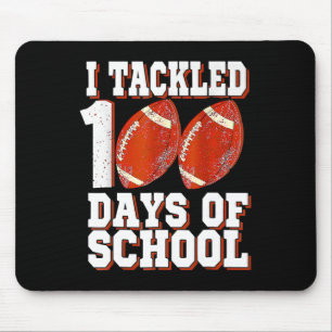 Ich habe 100 Tage Schulfußball bis zum 100. Mousepad