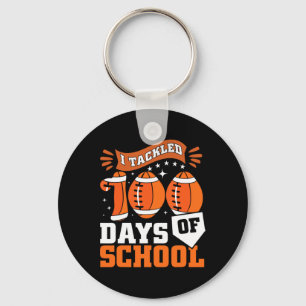 Ich habe 100 Tage Schulfußball-Boys 100. D abgefan Schlüsselanhänger
