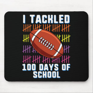 Ich habe 100 Tage Schulfußball-Jungen gekämpft 10 Mousepad