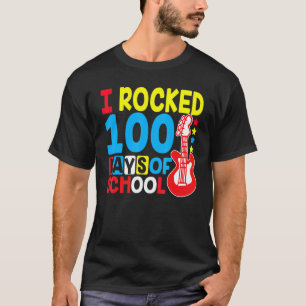 Ich habe 100 Tage Schulgitarre über Musik gerockt T-Shirt