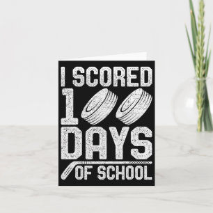 Ich habe 100 Tage Schulhockey-Schüler-Lehrerin bek Karte