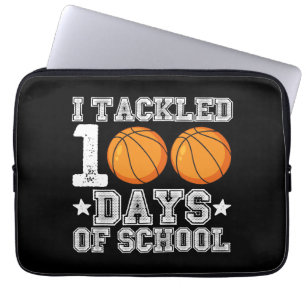 Ich habe 100 Tage Schulsport Basketball geschafft Laptopschutzhülle