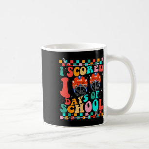 Ich habe 100 Tage Schultag Hockey Kinder Schüler L Kaffeetasse