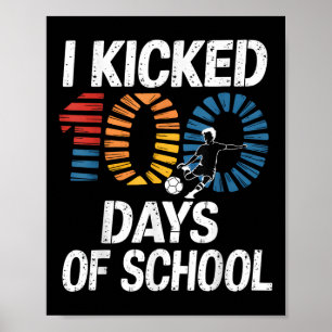 Ich habe 100 Tage Shirt in der Schule Kinder 100 T Poster