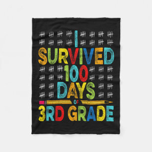 Ich habe 100 Tage von der 3. Klasse 100. Tag der S Fleecedecke