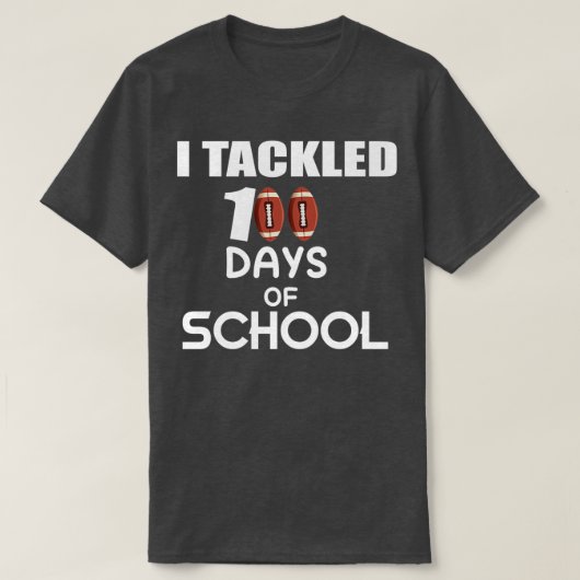 Ich habe 100 Tage zurückgelegt 8 T-Shirt (Design vorne)