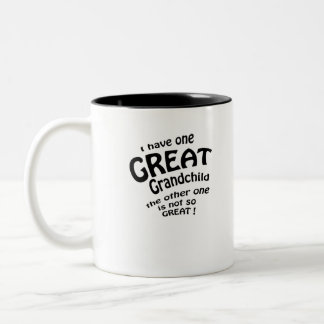 Ich habe 1 Urenkel Zweifarbige Tasse