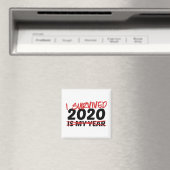 Ich habe 2020 überlebt magnet (In Situ (Geschirrspüler))