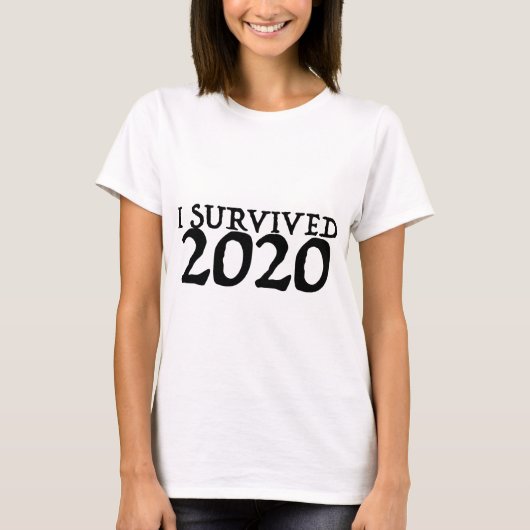 Ich habe 2020 überlebt T-Shirt (Vorderseite)