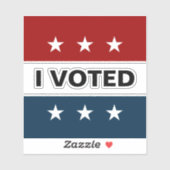 Ich habe 2024 gewählt Decal Aufkleber (Blatt)