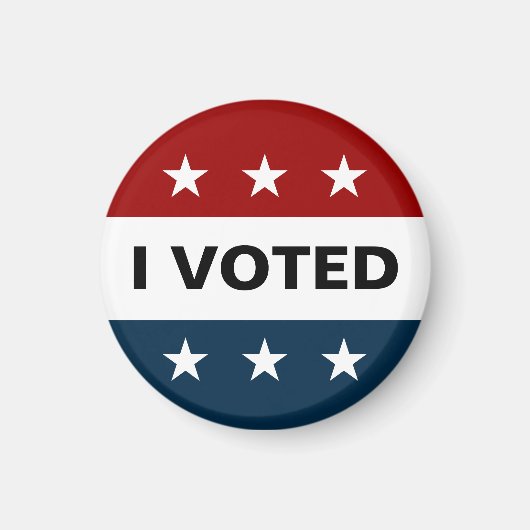 Ich habe 2024 gewählt magnet (Vorne)