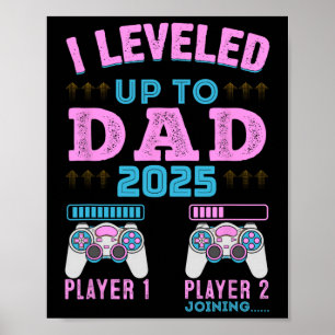 Ich habe 2025 zum Papa aufgestockt Schwangerschaft Poster