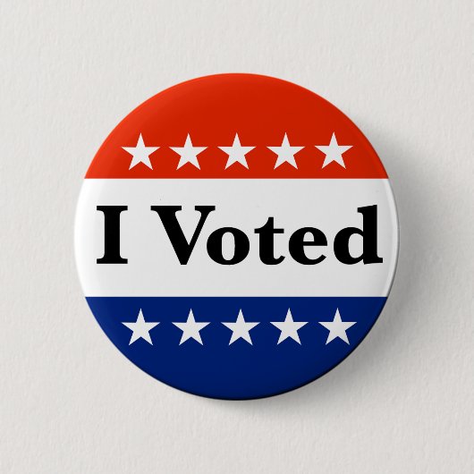 Ich habe 2026 gewählt button (Vorderseite)