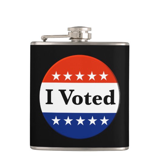 Ich habe 2026 gewählt flachmann (Vorderseite)