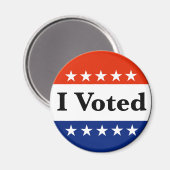 Ich habe 2026 gewählt magnet (Vorderseite/Rückseite)