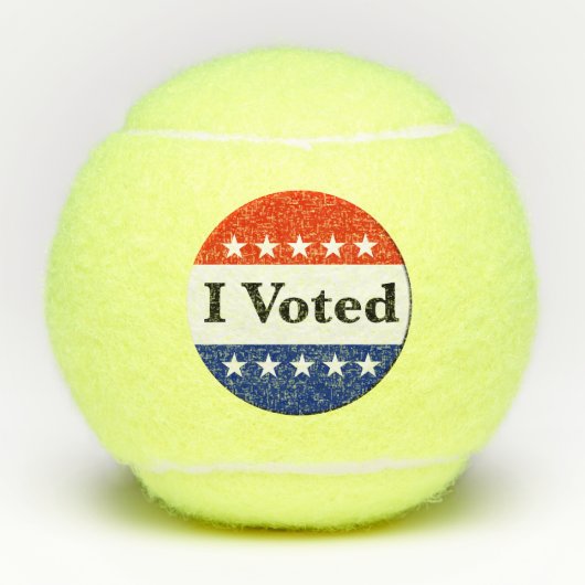 Ich habe 2026 gewählt tennisbälle (Vorderseite)