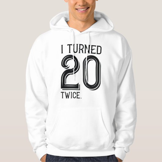 Ich habe 20 Mal gewechselt Hoodie (Vorderseite)