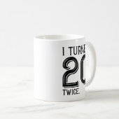 Ich habe 20 Mal gewechselt Kaffeetasse (VorderseiteRechts)