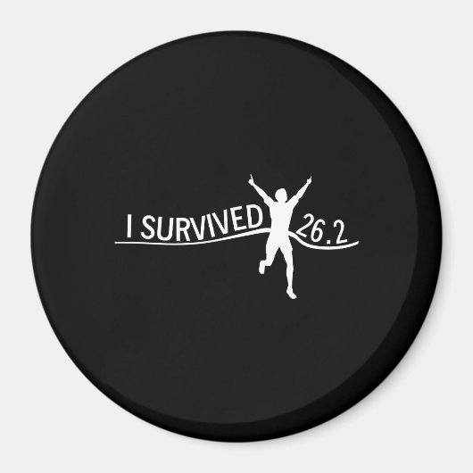 Ich habe 26,2 überlebt magnet (Vorne)