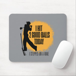 Ich habe 2 gute Balls Heute - lustiges Golf Mousepad