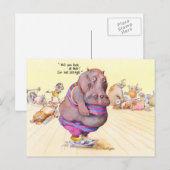 Ich habe 375 kg verloren! postkarte (Vorne/Hinten)