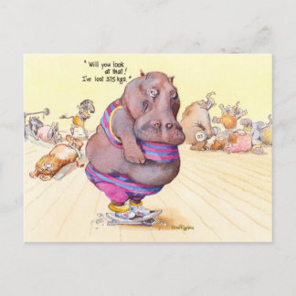 Ich habe 375 kg verloren! postkarte