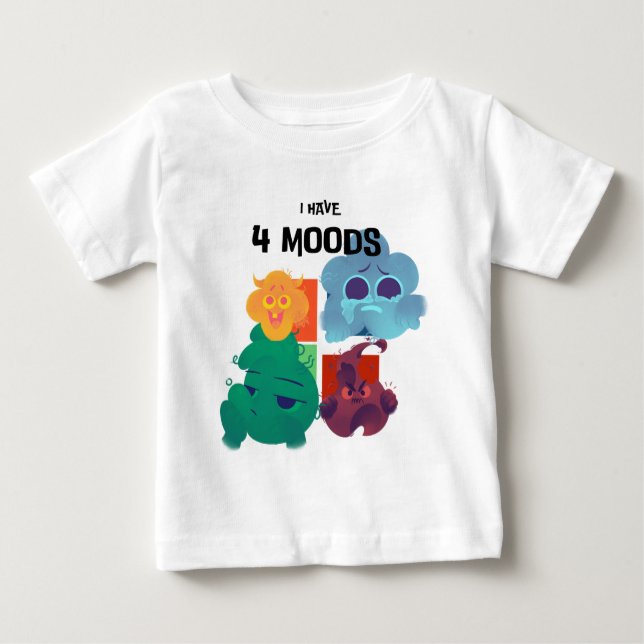 Ich habe 4 Moden Baby T-shirt (Vorderseite)