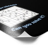 Ich habe 51 Probleme Sudoku Puzzle Japan Fotodruck (Ecke)