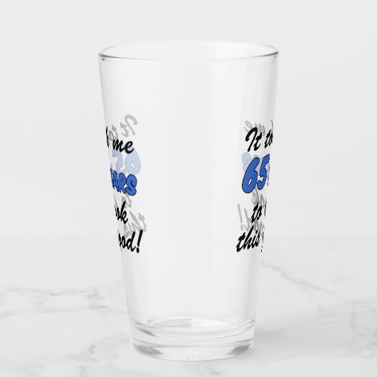 Ich habe 65 Jahre gebraucht, um dieses gute Glas z (Links)